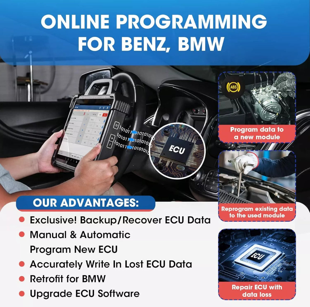LAUNCH X431 PAD VII ELITE PAD7 PRO Diagnostic Scan Key Programming Coding & 2 Years Free Update