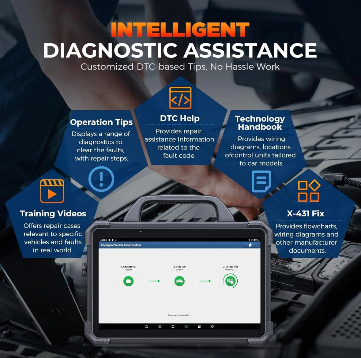 LAUNCH X431 PAD VII ELITE PAD7 PRO Diagnostic Scan Key Programming Coding & 2 Years Free Update