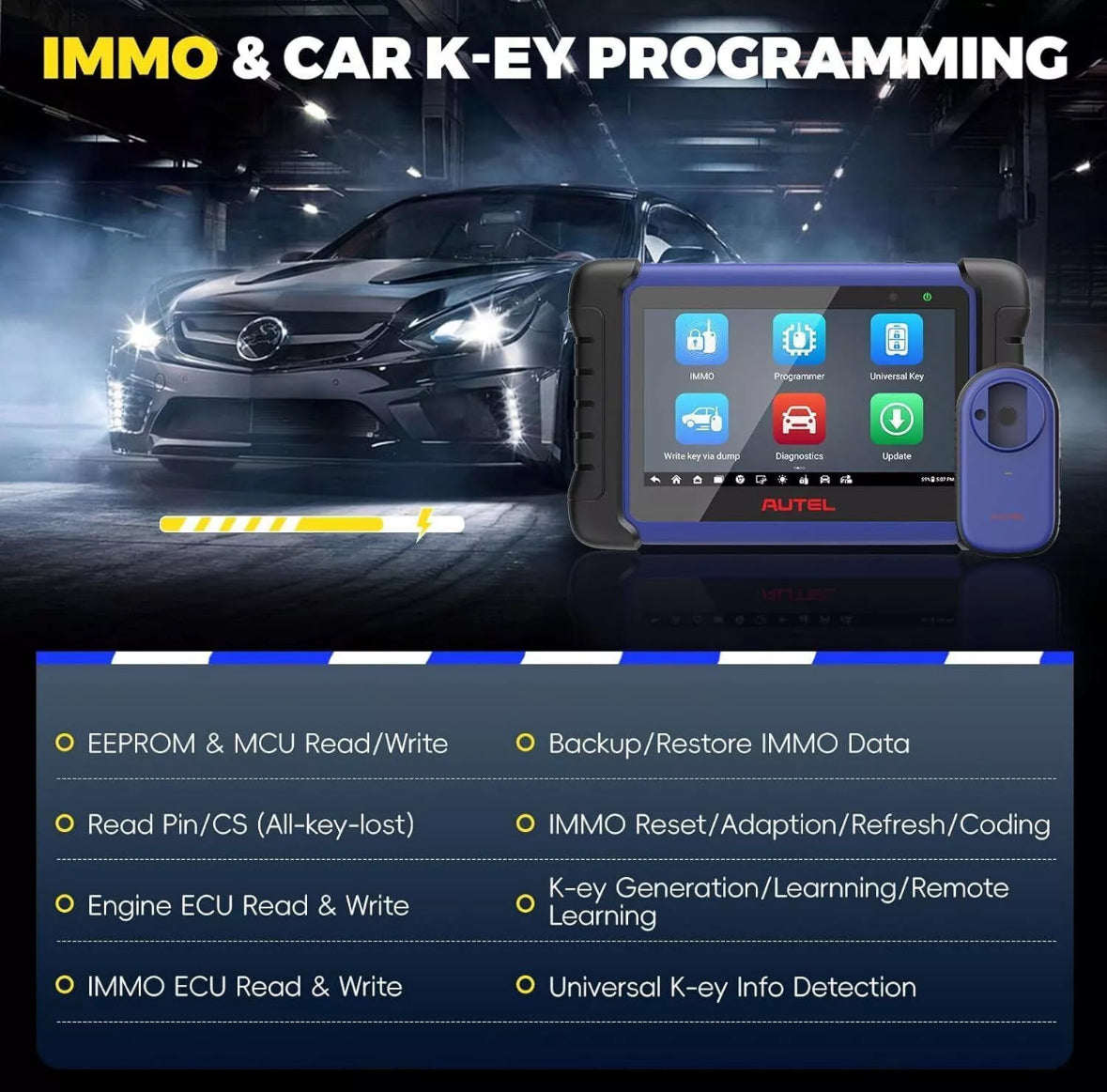 Autel MaxiIM IM508S XP200 Advanced Diagnostic Scanner &Key Programming Tool,1 Year Free Update