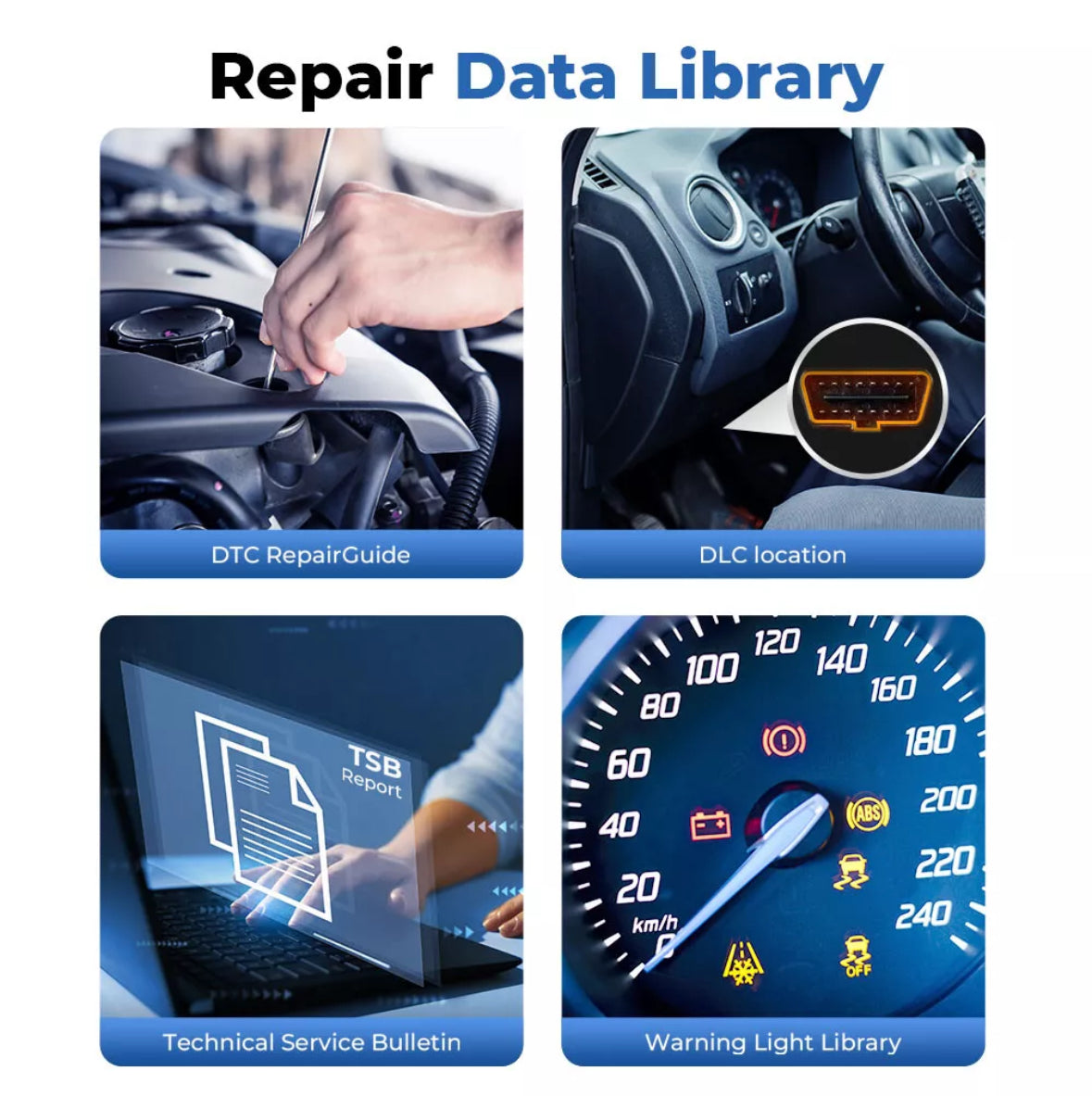 TOPDON TOPSCAN OBD2 Scanner Code Reader Full System Car Diagnostic Tool