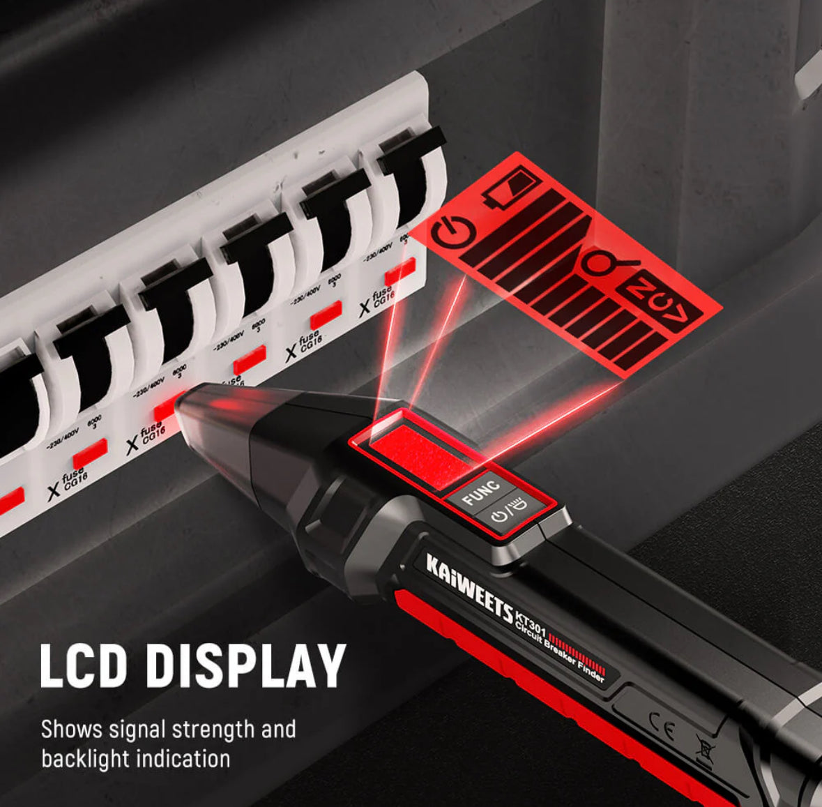 KAIWEETS KT301P CIRCUIT BREAKER FINDER