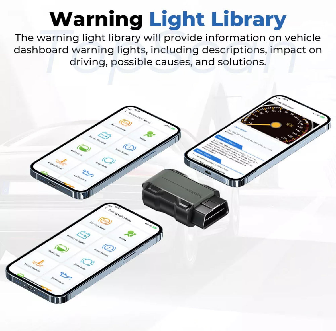 TOPDON TOPSCAN OBD2 Scanner Code Reader Full System Car Diagnostic Tool