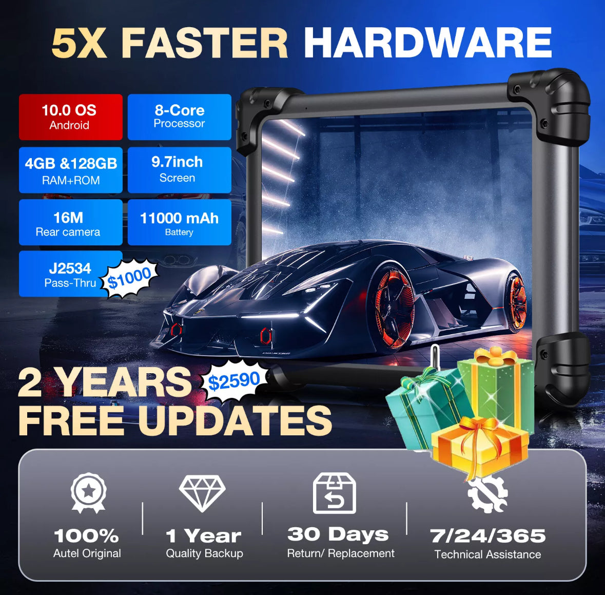 Autel MaxiSys Elite II Pro ULTRA Programming Key Coding Car Diagnostic Scanner，2 Years Free Update