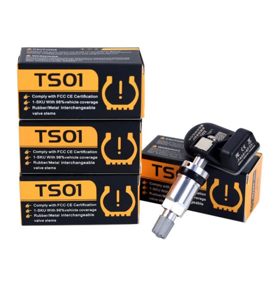 CGSULIT 315MHz&433MHz TPMS Universal Programmable Sensor with Aluminum Valve