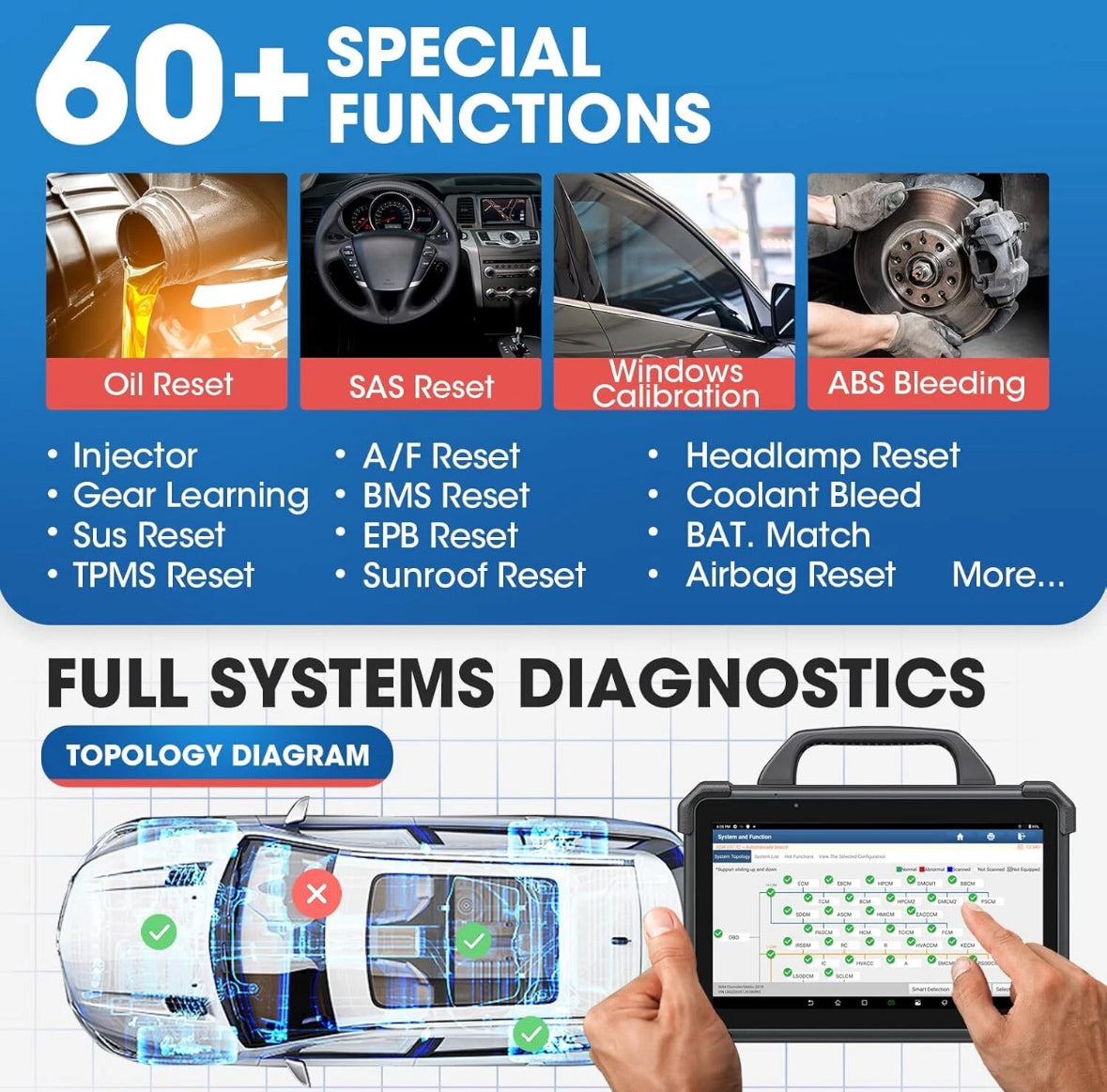 LAUNCH X431 PAD VII ELITE PAD7 PRO Diagnostic Scan Key Programming Coding & 2 Years Free Update