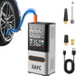 EAFC 150PSI Dual-screen Digital Display Air Pump, Portable Color Large-screen Wireless Air Pump, Digital Pressure Gauge, 19-cylinder Rapid Inflation with LED Light for Car, Motorcycle, Bike, Balls