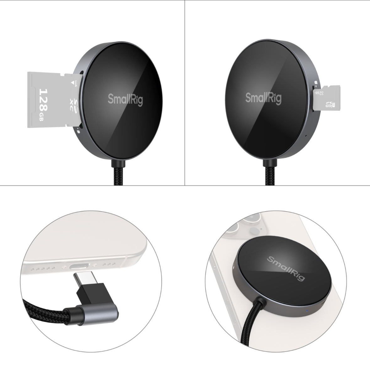 SMALLRIG SD4.0 MEMORY CARD READER 4870