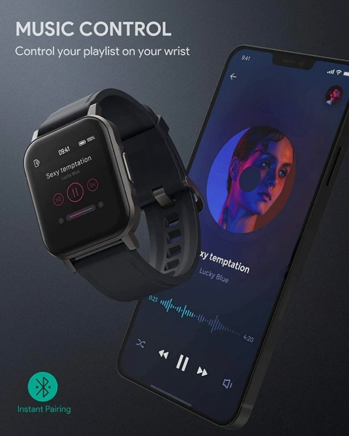 Aukey Smart Watch Men Women Fitness Tracker Heart Rate Watch for iOS Android