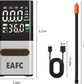 EAFC 150PSI Dual-screen Digital Display Air Pump, Portable Color Large-screen Wireless Air Pump, Digital Pressure Gauge, 19-cylinder Rapid Inflation with LED Light for Car, Motorcycle, Bike, Balls