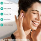 AUKEY True Wireless Earbuds, Bluetooth 5 Headphones with Immersive Sound, 30-Hours Playtime, USB C Quick Charge, IPX6 Water-Resistant, Noise Cancelling Mics Earphones for iPhone and Android
