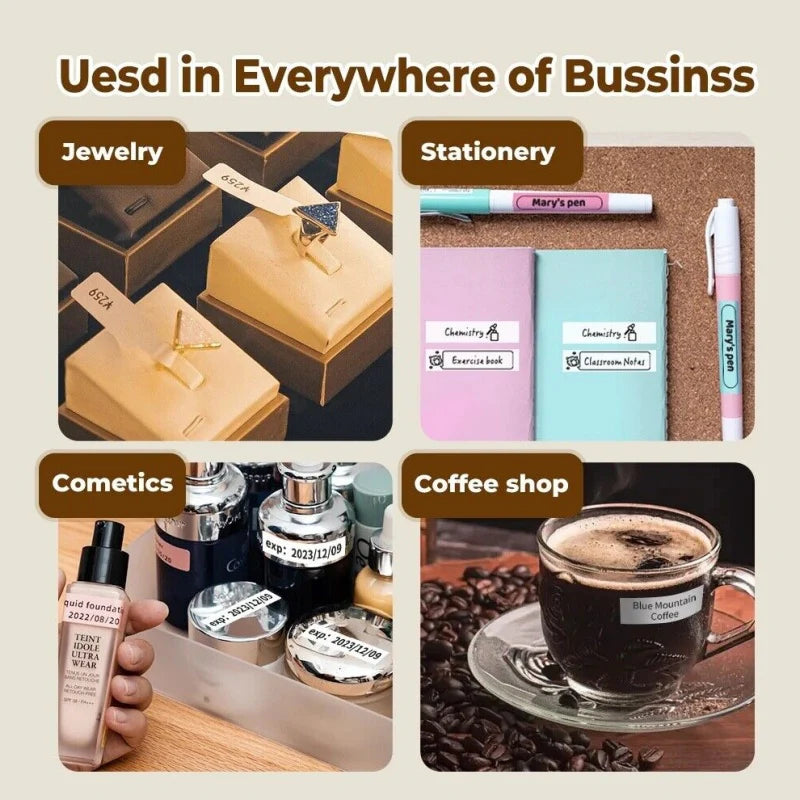 Phomemo Q30 Thermal Label Maker Inkless Machine Mini Portable Bluetooth Printer