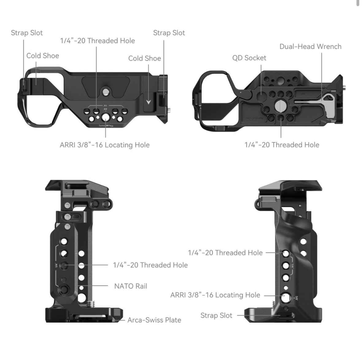 Smallrig Cage for Sony Alpha 7 III / Alpha 7R III