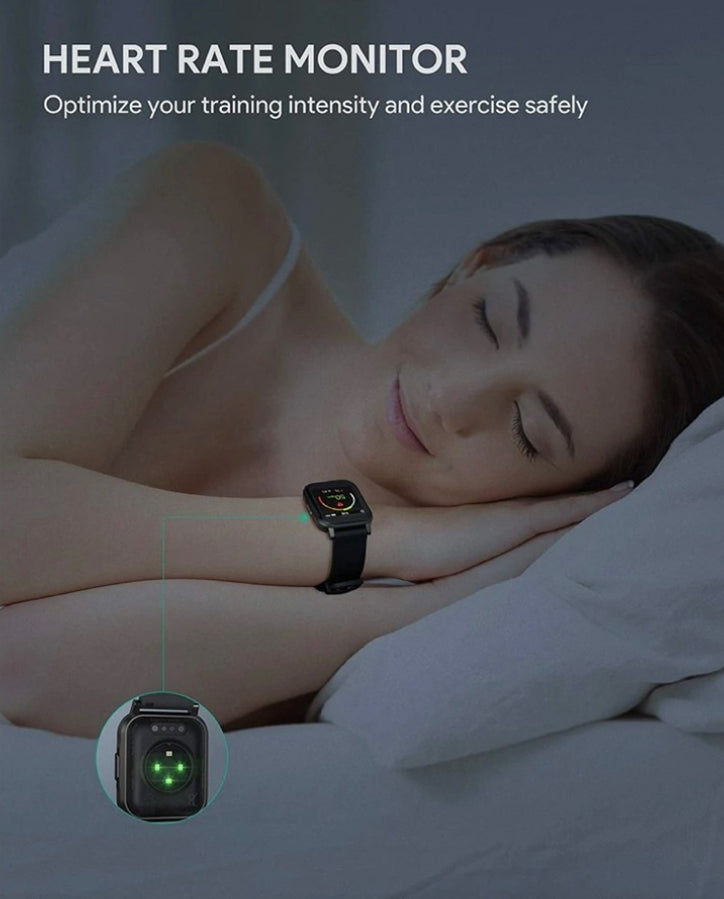 Aukey Smart Watch Men Women Fitness Tracker Heart Rate Watch for iOS Android