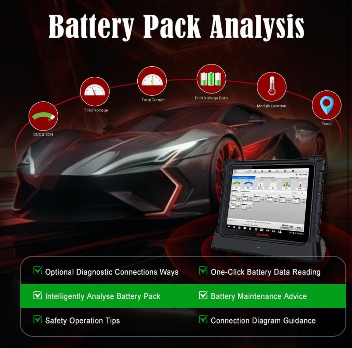 Autel MaxiSys Ultra EV 2025 TOP Diagnostic 5-in-1 VCMI Programming Tool