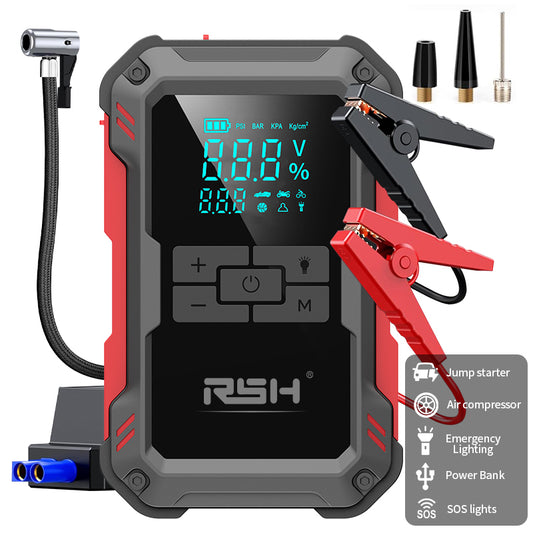 RSH Multi-Jump Starter Ultra safe jump starter with tire inflator JS800