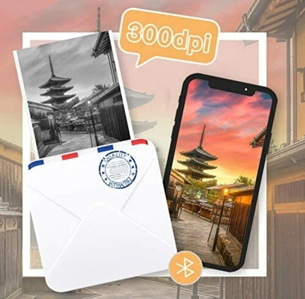 Phomemo M02S Mobile Mini Bluetooth Pocket Printer Compatible with iOS & Android