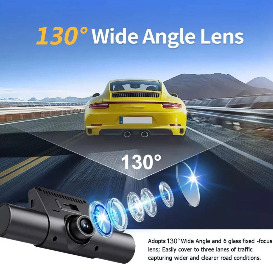 Special Savings, 4 Channel Dash Cam, 1080P Car Camera, Front Rear Left Right, IR Night Vision, Loop Recording, Motion Detection, Full HD, Vehicle Camera Clearance & Promo | Plastic, Black，32GB