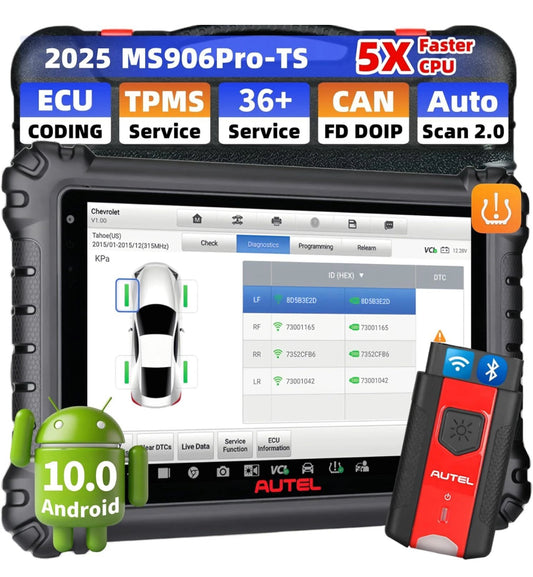 Autel Maxisys MS906Pro-TS Diagnostic Scanner Full Complete TPMS Servics Program
