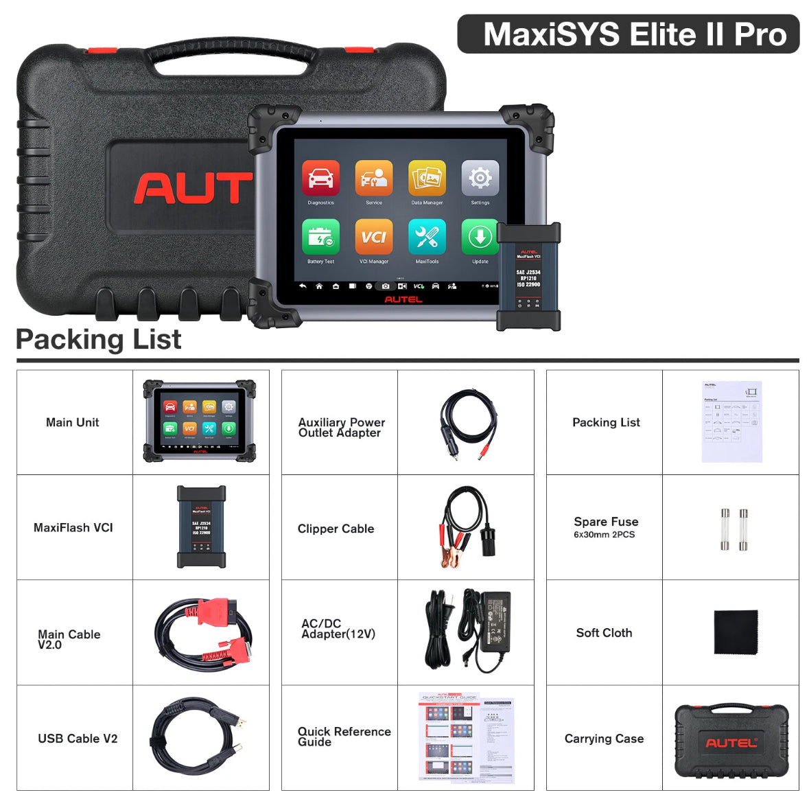 Autel MaxiSys Elite II Pro ULTRA Programming Key Coding Car Diagnostic Scanner，2 Years Free Update