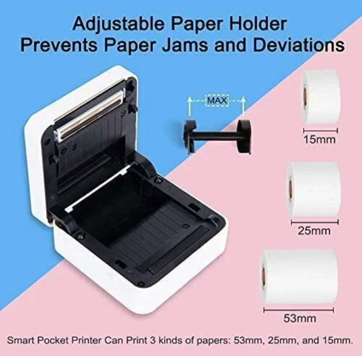 Phomemo M02S Mobile Mini Bluetooth Pocket Printer Compatible with iOS & Android