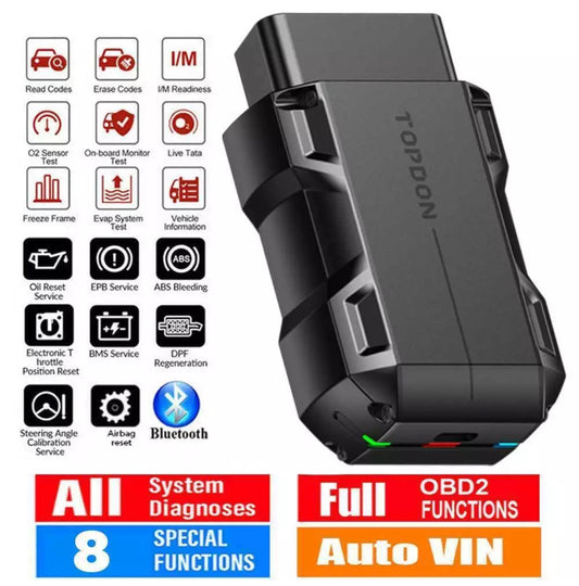 TOPDON TOPSCAN OBD2 Scanner Code Reader Full System Car Diagnostic Tool