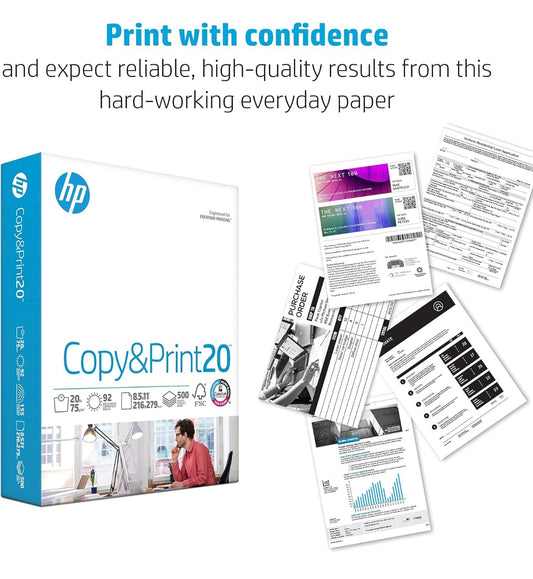 8.5x11 Printer Paper, A4, 40lb, 92 Bright, 500 Sheets, FSC Certified