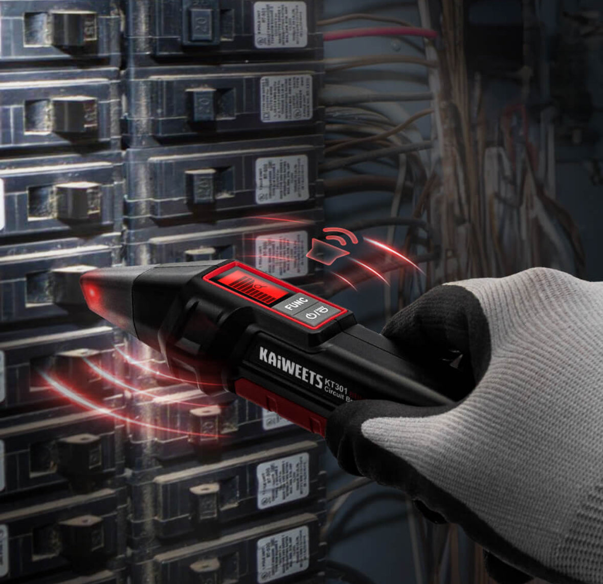 KAIWEETS KT301P CIRCUIT BREAKER FINDER