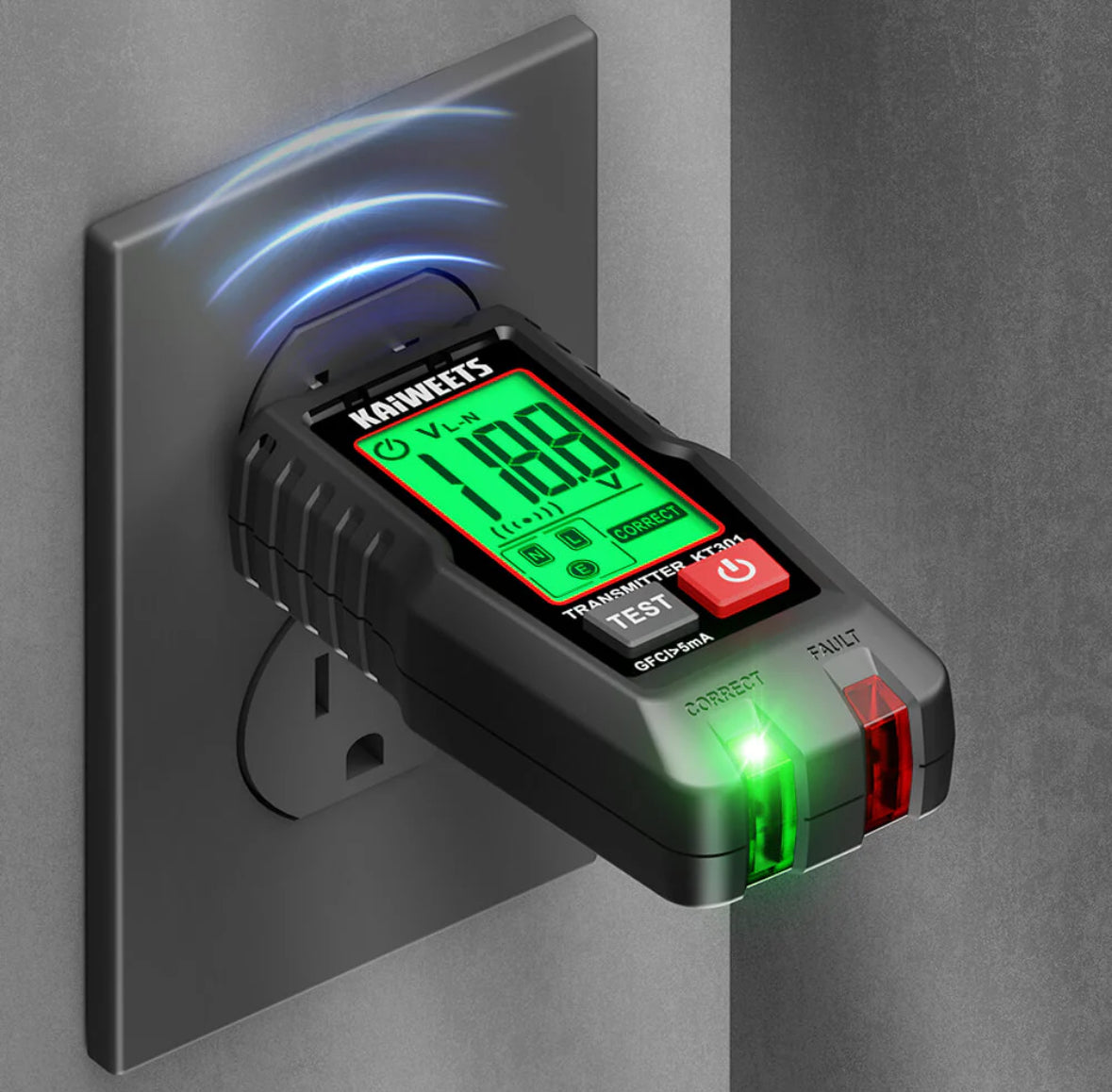 KAIWEETS KT301P CIRCUIT BREAKER FINDER