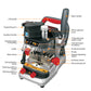 Xhorse Dolphin XP-007 XP007 Manual Key Cutting Machine Supports Laser Dimple Flat Keys