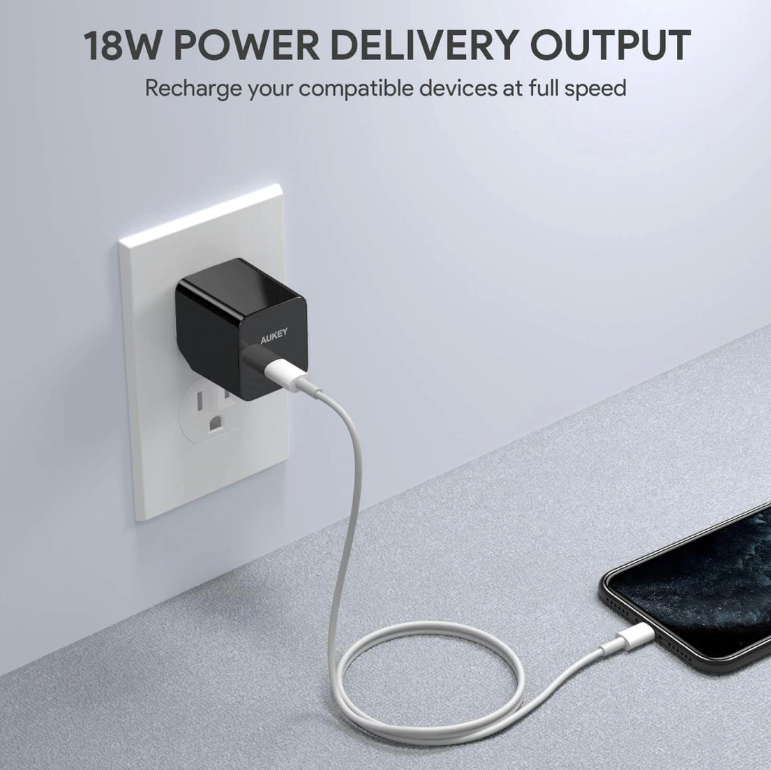 AUKEY Minima 18W USB-C  Fast Charger