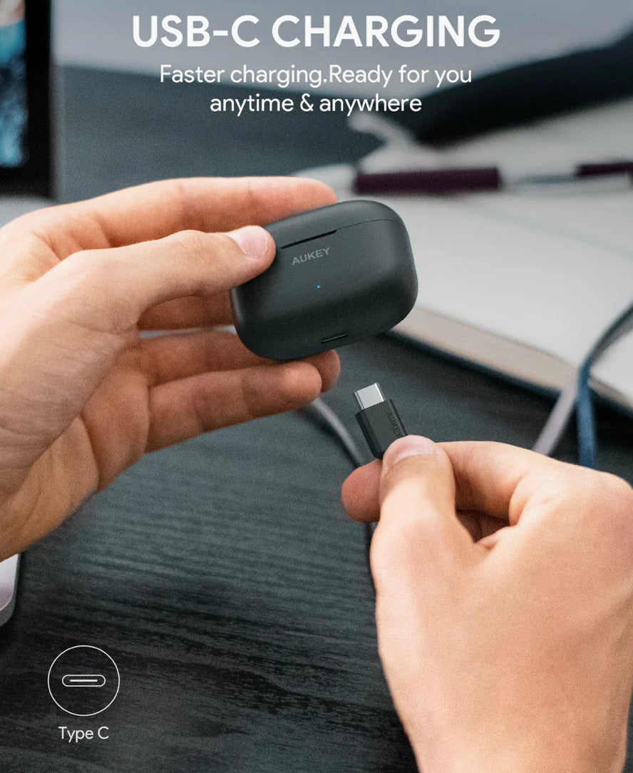 AUKEY EP-T27 Soundstream Wireless Earbuds Noise Cancelling IPX7